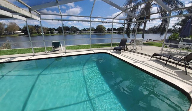 WOW Waterfront Heated Pool Home by BEACH Sleeps 12