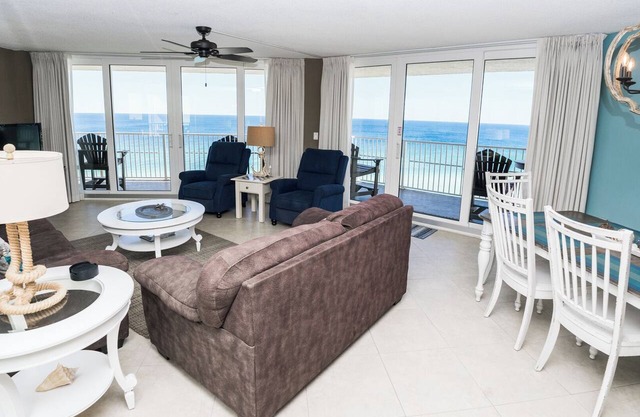 E1201 Million Dollar View! 3 Gulf Front Pools, Gated Condo