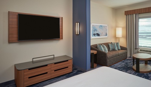 Studio, 1 King Bed with Sofa bed, Accessible Bathtub