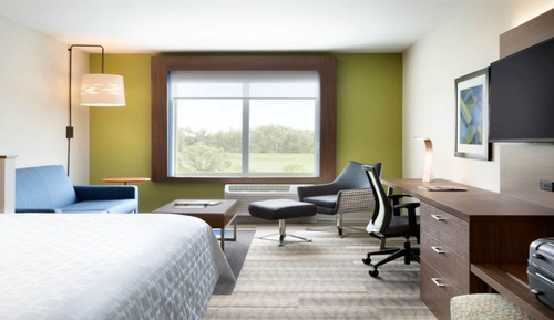 Suite, 1 King Bed, Roll-in Shower (Mobility Accessible)