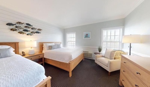 Traditional Room, 2 Double Beds, Park View - Stair Access Only
