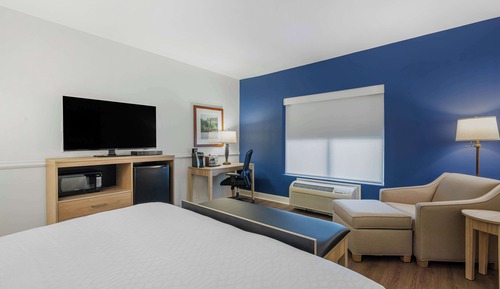Standard Room, 1 King Bed, Non Smoking, Refrigerator & Microwave