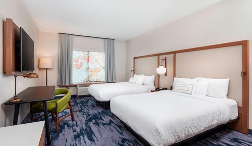 Room, 2 Queen Beds, Hearing Accessible (Roll-in Shower)