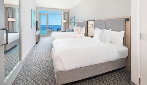 Suite, Multiple Beds, Hearing Accessible (Beachfront View)
