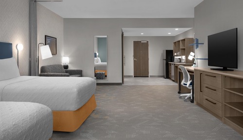 Studio Suite, 2 Queen Beds, Accessible, Bathtub