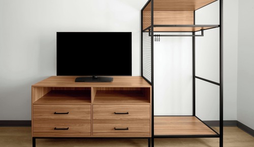 Studio, 2 Queen Beds (Hearing Accessible)