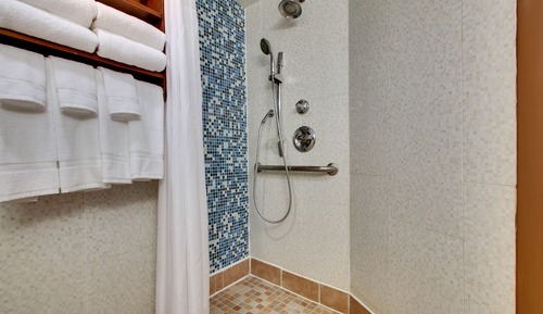 Room, 2 Double Beds, Accessible (Comms Accessible. Roll-In Shower)