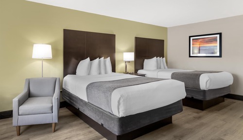 Standard Room, 2 Queen Beds, Non Smoking, Refrigerator & Microwave