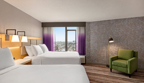 Standard Room, 2 Queen Beds, Roll-in Shower (Mobility)