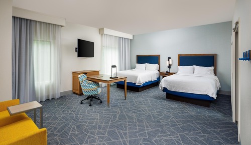 Studio, 2 Queen Beds, Accessible, Non Smoking (Mobility & Hearing, Roll-in Shower)