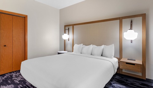 Room, 1 King Bed, Roll-in Shower