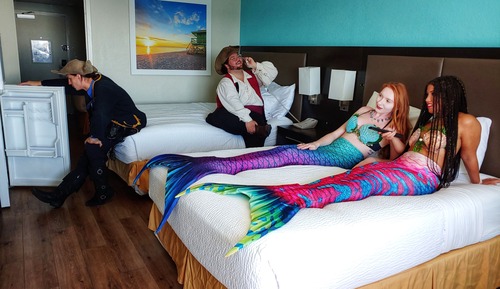 Room, 2 Queen Beds, Non Smoking, Beach View