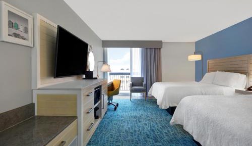2 Queen Beds Room Partial Ocean View