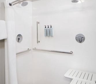 Standard King Room with Sofa Bed - Mobility/Hearing Accessible with Roll-In Shower