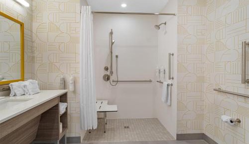 King Studio with Roll-In Shower - Mobility/Hearing Access