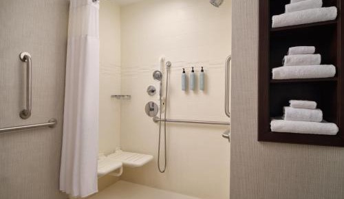 King Studio with Sofa Bed and Roll-in Shower - Mobility Accessible