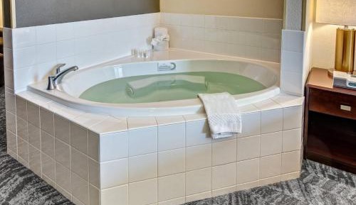 King Suite with Specialty Bathtub and Trundle Sofa
