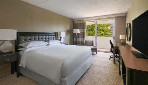 Guest room, 1 King, Low Rise Bldg, Balcony