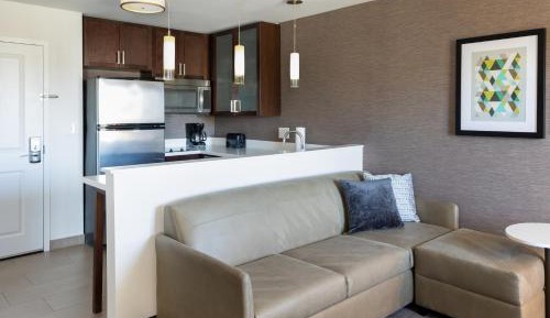 One-Bedroom King Suite with Sofa Bed - Mobility/Hearing Accessible with Roll-In Shower