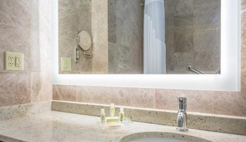 Standard King Room with Mobility Accessible Roll-In Shower